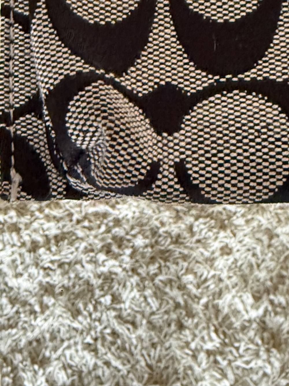Vtg Coach Signature Jacquard Black Flat File/Utility Belt Bag Circa 2003–2007 - Picture 11 of 16